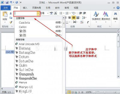 字體樣式