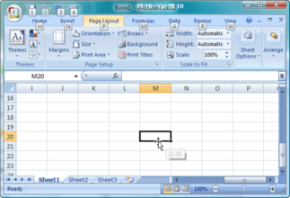 Excel2007Shift快捷键:快速定位单元格