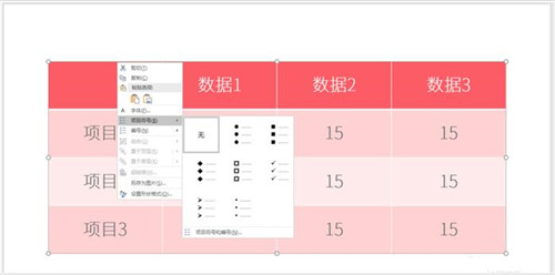 ppt表格添加項目符號教程 ppt表格項目符號怎么添加|office辦公軟件入門基礎教程(圖4)