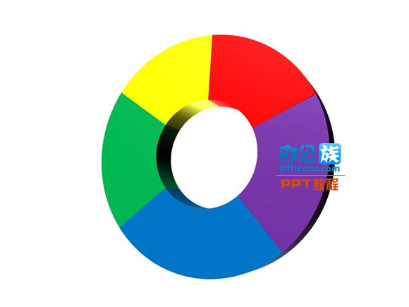 利用PowerPoint2010一分鐘搞定三維環(huán)狀餅圖
