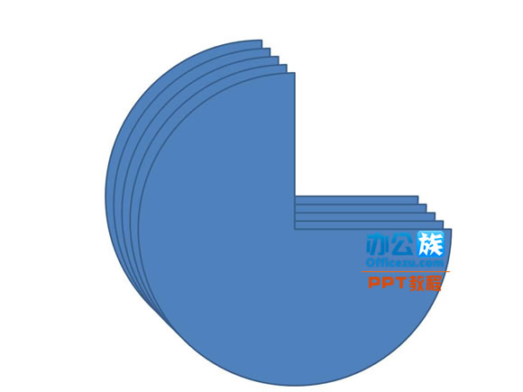 利用PowerPoint2010一分鐘搞定三維環(huán)狀餅圖