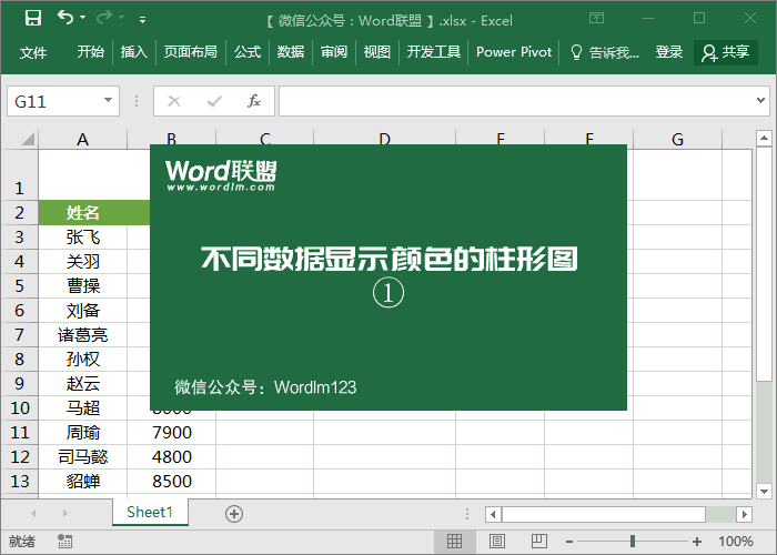 Excel柱形圖表根據(jù)數(shù)據(jù)范圍，設(shè)為不同顏色