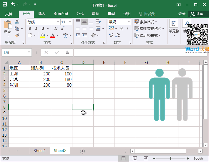 Excel制作精美人形圖表 | 3步即可輕松搞定