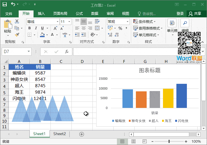 分分鐘美化你的Excel圖表 小山丘圖表更加美觀