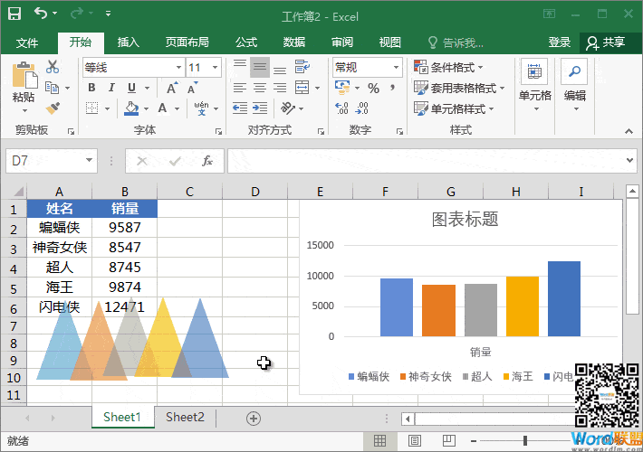 分分鐘美化你的Excel圖表 小山丘圖表更加美觀