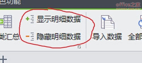 wps表格創(chuàng)建組和分級顯示