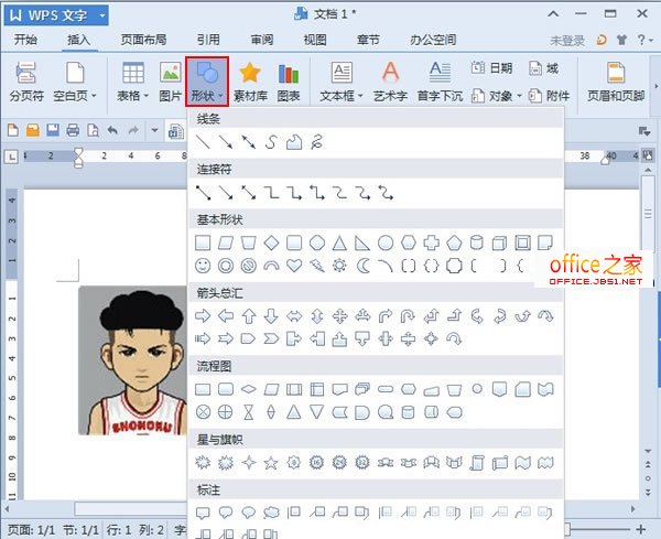 利用WPS文字2013裁剪出各式各樣的圖片