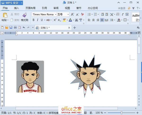 利用WPS文字2013裁剪出各式各樣的圖片