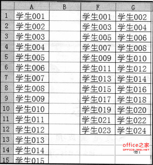 在WPS2012表格中怎么隔行提取数据