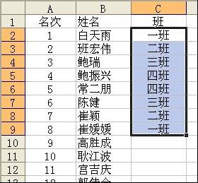 數據填充