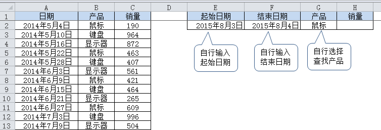 Excel图表查看哪个时间段哪种产品的销量，任你选择(图1)