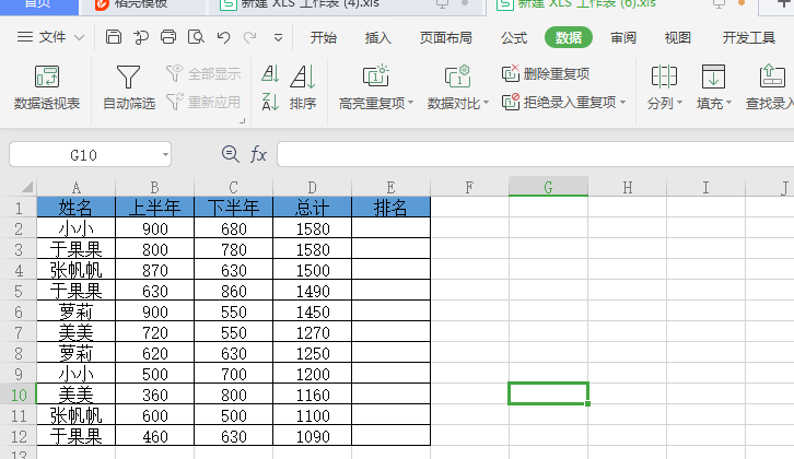 Excel排名的两种方法,看看哪种更适合你?-大盘站插图1