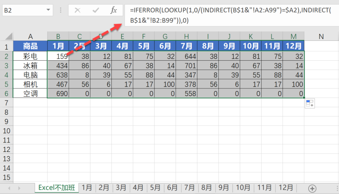 LOOKUP、SUMIF函数查找、求和用法(图4)