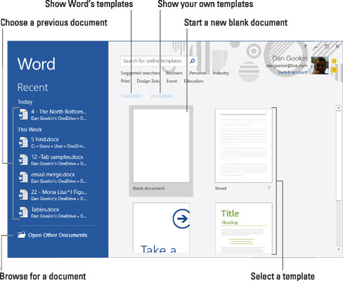 如何在Word 2016中导航中添加``开始''屏幕？
